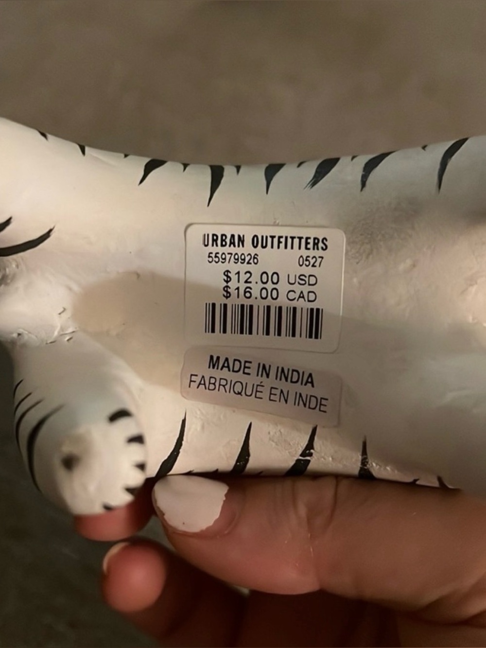 Urban Outfitters Tiger Figure - Picture 2 of 2